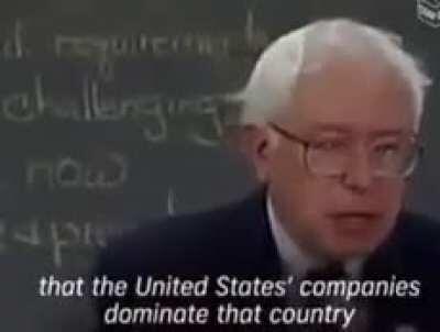Bernie Sanders talks about the 1973 Chilean coup d'état that deposed President Salvador Allende...
