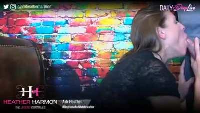 Heather teasing us with what's to come...(with sound!)