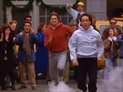 No one told him when to run...