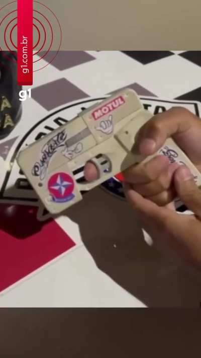 Homem é preso com ‘celular que vira revólver’ no interior de SP