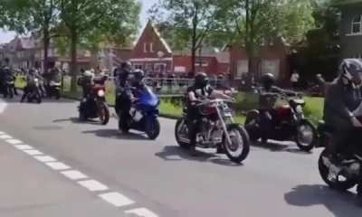 A family of a motorcycle loving boy with cancer posted online asking if riders could come to cheer him up. The family expect 20-30 people, but 15,000 motorcyclists showed up to showed support.