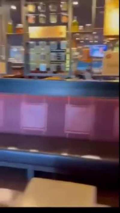 Naked lady destroys bar and gets tazed