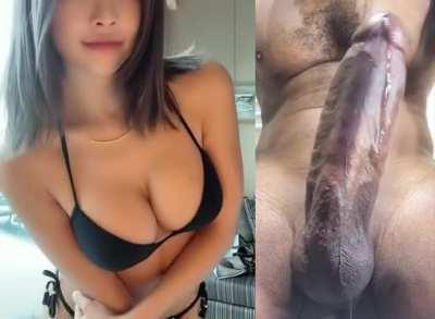 Asian BBC BabeCock Bikini Korean Precum Porn GIF by bluebabecocks