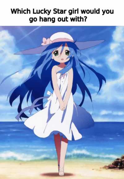 Which Lucky Star girl would you go hang out with?