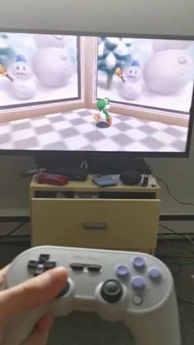 With the widescreen cheat and the analog controls script, Super Mario 64 Ds is the definitive way to play Mario 64! (on Drastic)