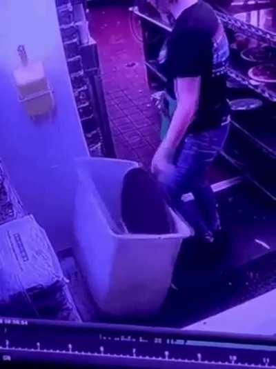 No clean up this time