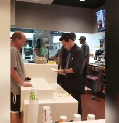 Man grabs McDonald’s worker for having to ask for a straw