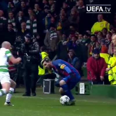 Throwback to Scott Brown vs. Leo Messi. There was only ever going to be one winner.