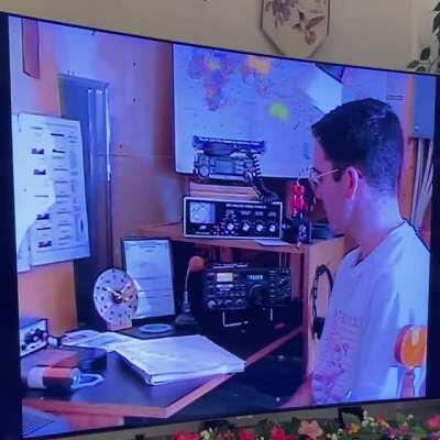 My dad died a few years ago, and my mom just found some tapes from his old video camera that we’d never seen before. We got to see him playing with his ham radios. This definitely made me smile :)