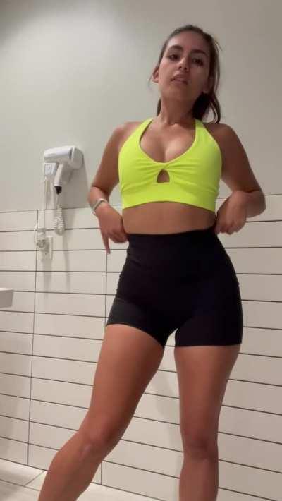 Ready to ride my bike…or I could just ride you instead ;)