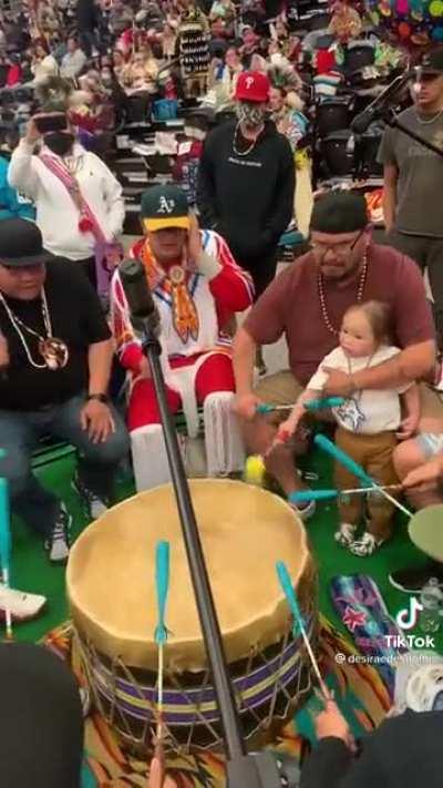 North American indigenous communitie Pow wow looks like a fun get-together