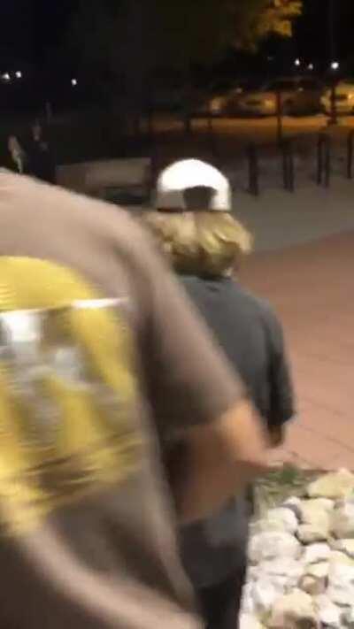 30 year old gets beat up for bullying a group of 12 year olds at the skatepark😶