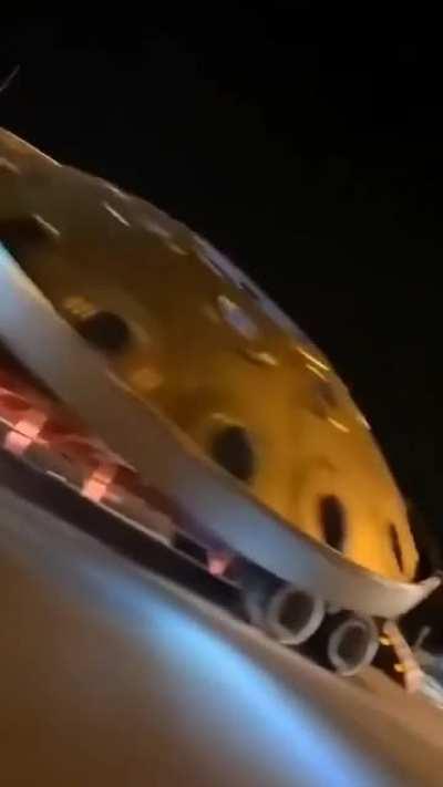 First UFO attack on record