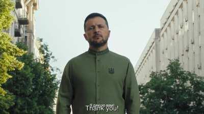 President Zelenskyy's address on Ukraine's Independence Day, 24th August 2023