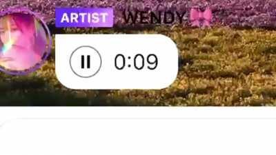 201021 WENDY - Milky Way (Orig. BoA) Solo Ver. Cover