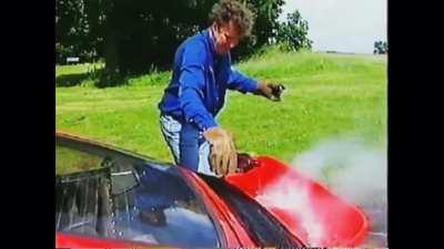 Clarkson says world first “YEET” in 1998