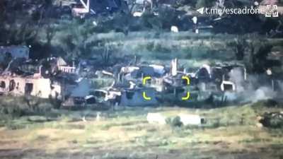 FPV DRONE - A russian BMP is hit, convulsed a little and stopped forever