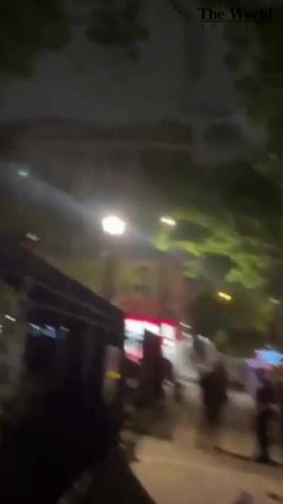 Emergency crews in Bronx, New York responded to a bizarre incident where a peacock escaped from a zoo and attacked a man, grabbing his pants. The man suffered a minor injury but declined hospitalization.