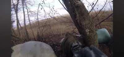 Georgian-Ukrainian Soldier „Viking“ defends his trench from multiple waves of ruzzian attacks. Description of the battle from his diary is read (Audio on)