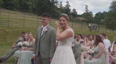 Stealing the spotlight on someone else's's wedding day