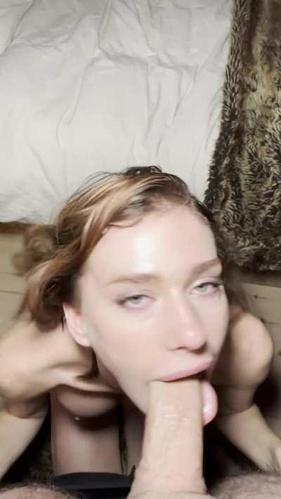 Do your girlfriend suck you like this?