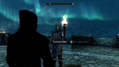 apparently he did not know me