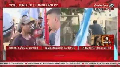 Que pasa si la tocan a cristina?