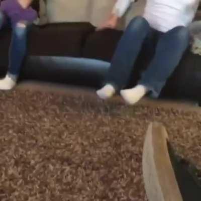 “Quit messing around, someone’s going to get hurt.”