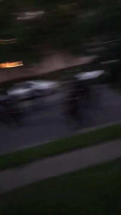 Please make this go viral. I am begging you. Police and National Guard patrolling neighborhood and shooting civilians on their own property. Make America see this, I beg you. [Minneapolis]