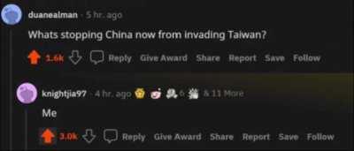 The defender of Taiwan