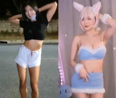 Which Girl Did The Dance Better? 😊 Jinnytty (The Girl On The Left) Or sooflower (The Girl On The Right)