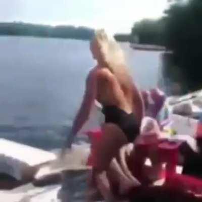 HMC while I somehow manage to screw up jumping onto a diving board.....