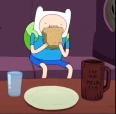 Finn those aren't supposed to be bite sized