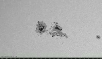 You say 'sunspot'. I say 'vorticular plasma flowing down to a central black hole core'