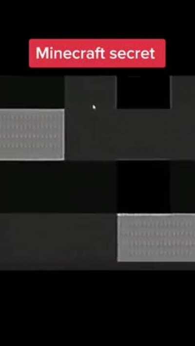 I found minecraft's secret