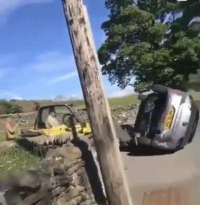 Block a farmers gate... What could go wrong?