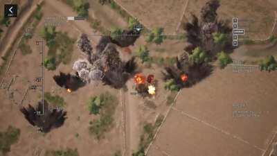 A brief demonstration of satisfying explosion effects in Squad. (BGM from Attack on Titan-My War)