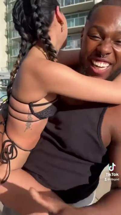 Tiny Asian girl is used as workout equipment and later pounded in the bedroom