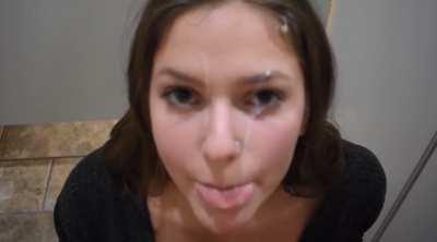 My first facial outside the house