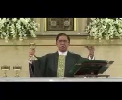 Priest dies inside when he hears his choir sing