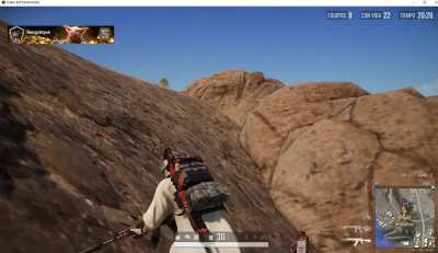 How he saw me and aimed while I was in the smoke