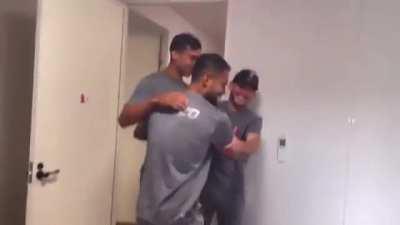 Mexican Athletes Testing Out the New Olympic Anti-Sex Beds