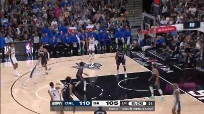 [Highlight] Victor Wembanyama with 9 points in 3 minutes so far in the fourth quarter (with replay)