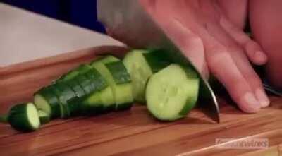 Let me just slice up this Cucumber real... WHAT