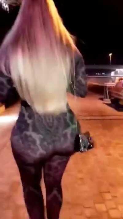 When she was in Dubai