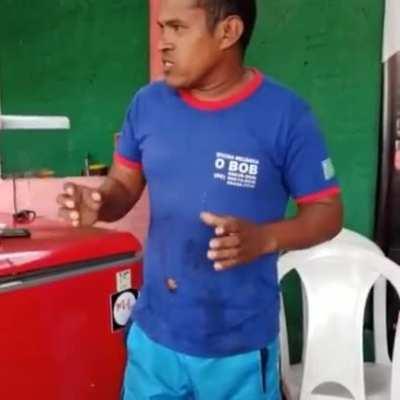 "At&eacute; um analfabeto cuma eu teria feito isso"