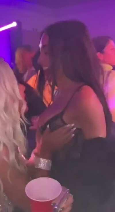 Chantel shaking her titties in slow motion