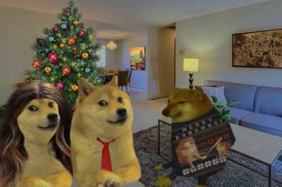 Cheems' Christmas dream has arrived