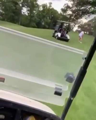 HMB while I drive the golf car