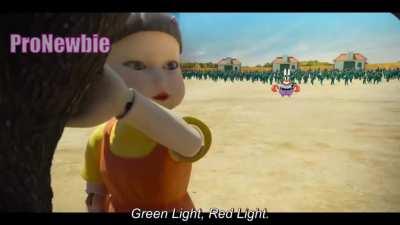 Mr Krabs plays Squid Game